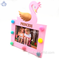 Wood Swan Photo Frame Swan Princess Beautiful wooden photo frame for girls Manufactory